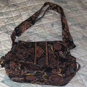 Vera Bradley Floral Patterned Crossbody/ Shoulder Bag